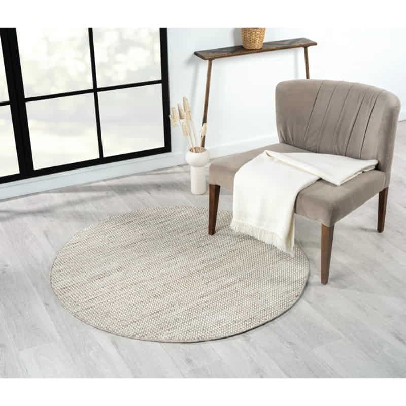 Angelique Casual Striped Jute Blend Area Rug