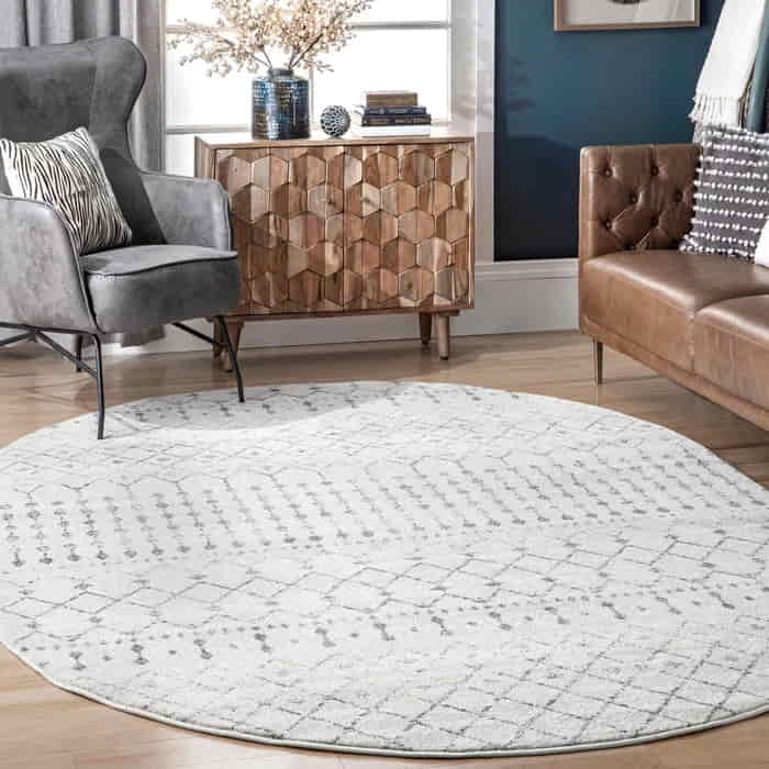 Angelique Casual Striped Jute Blend Area Rug