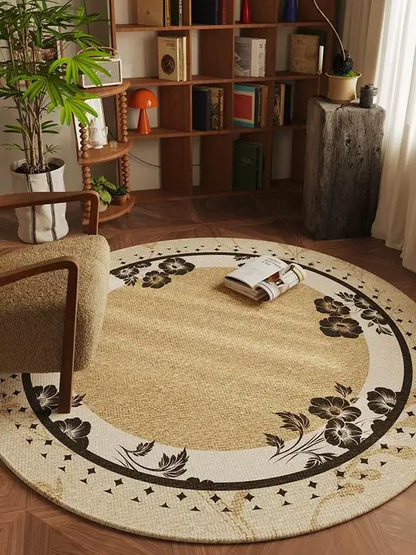 Affordable Round Carpet Dubai for Living room Flooring