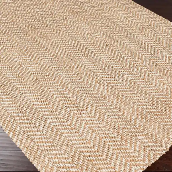 Natural fiber Chevron Sisal Carpet in Dubai villa bedroom