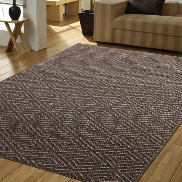 Patterned Sisal Carpet (Geometric Design) and rugs dubai