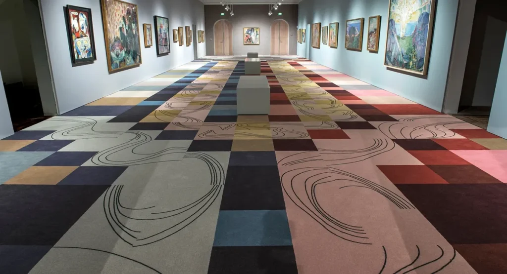 Wall to wall carpet installation in Dubai residential apartment